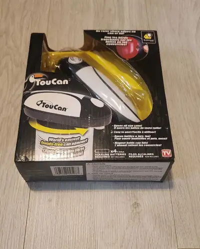 TouCan Electric Can Opener (Also Jar & Bottle Opener) Batt, View more