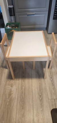 Kids Wooden table and chairs set