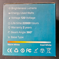 LED Filament Lamp ST64 40W Warm White -Pack 4