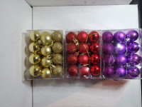 Small Christmas Ornaments 24 pack (available in red) brand new