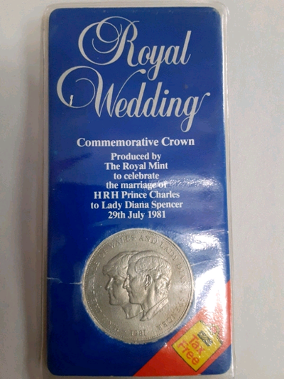 Royal Wedding  1981 Commemorative Crown, View more