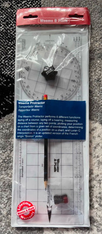 WEEMS & PLATH NAVIGATION PROTRACTOR