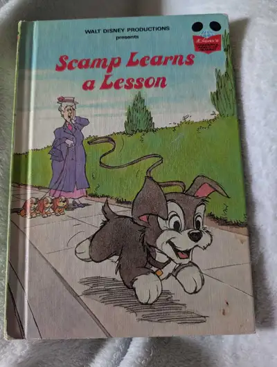 Rediscover a classic childhood favourite with this vintage Walt Disney Productions Scamp Learns a Le...