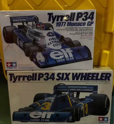 Tamiya Tyrell P34 6 wheeler 1/20 scale model kit, View more