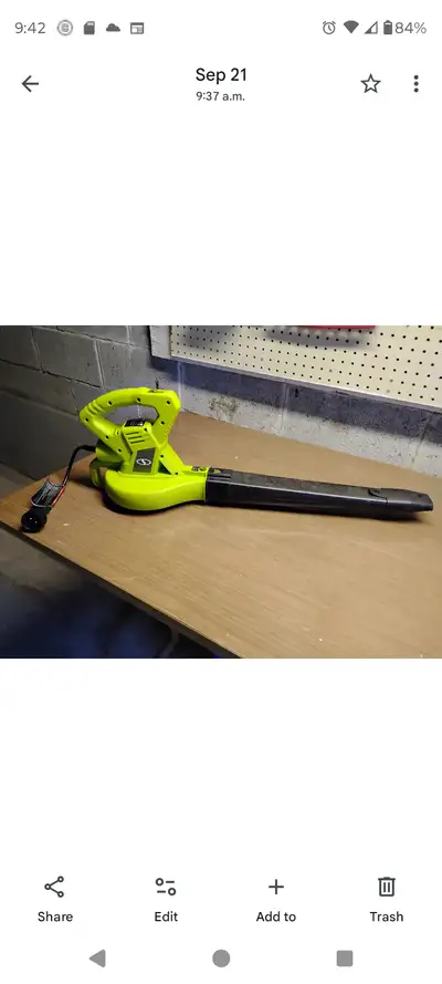 SUN JOE Leaf Blower, View more