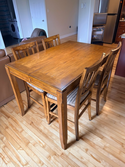 Dining table with chairs, View more