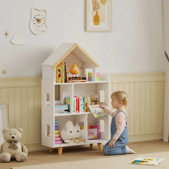 3-tier kids Toy Storage Organizer Cabinet, Bookshelf in Bookcases & Shelving Units in Markham / York Region - Image 2
