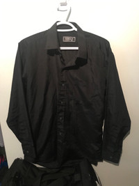 Black Versace Classic Dress Shirt 