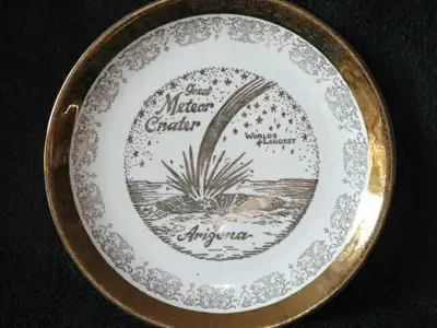 Arizona Meteorite Crater, Collector Plate, View more