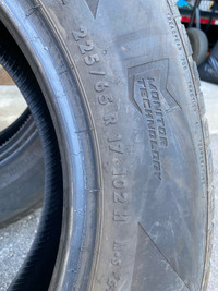 225/65/R17 Used tires