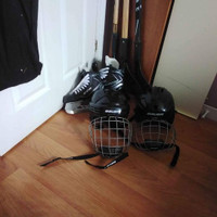 HOCKEY EQUIPMENT PRICE FIRM CASH ONLY KELLIGREWS FOR PIC UP