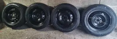 Highly Rated Michelin X-Ice Unidirectional Winter Tires, 225/60/17 On Nice 5x114.3 Clean Rims. CB 56...