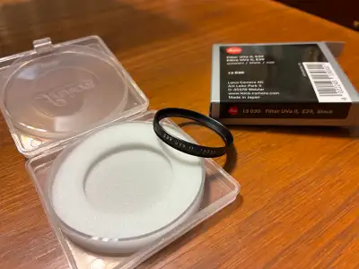 Leica Black Uva II E39 Filter - 13030, View more