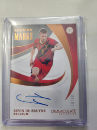 Kevin De Bruyne immaculate signed card