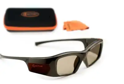 light weight, comfortable, rechargeable, and the best 3D glasses you can buy. includes hard cases, c...