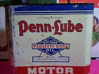 Looking for Irving Penn Lube sign, 6 quarts and other items