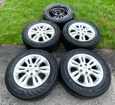 4 X Continental ContiProContact 215/60 R 16 95 T plus spare 6/32 remaining . Spare is new. $750 or b...