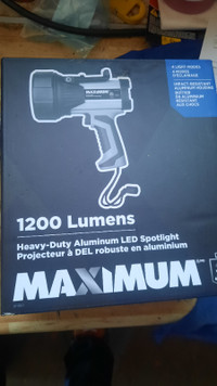 Maximum rechargeable spotlight