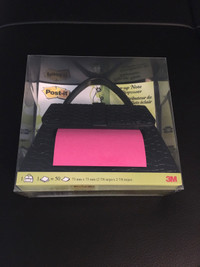  Post-it pop up “purse” note dispenser, weighted and refillable
