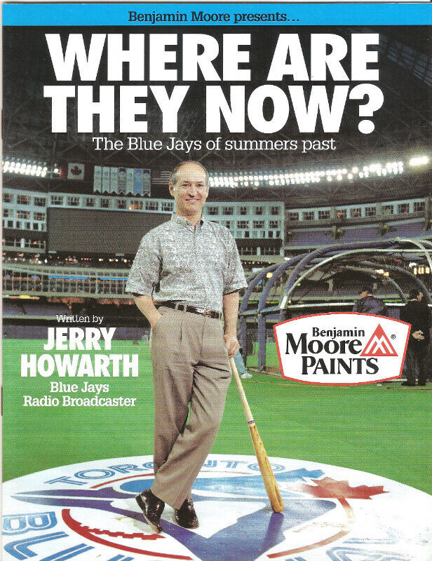1994 Toronto Blue Jays Where Are They Now Benjamin Moore Booklet in Arts & Collectibles in St. Catharines