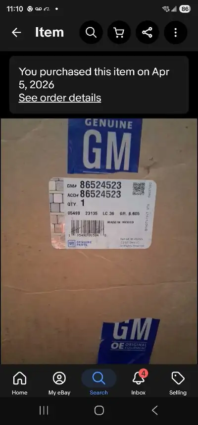 This is a brand new genuine GM power steering assist motor. It was factory sealed and just taken out...