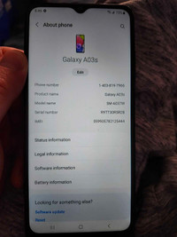 Samsung Galaxy A03S Cell Phone 