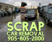 SCRAP CAR REMOVAL TOP CASH FOR JUNK CARS + FREE TOW