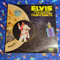 ELVIS Aloha From Hawaii DOUBLE LIVE LP RECORDS 1973 RCA VG