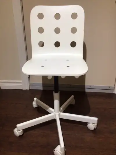 Chaise de bureau blanche pour enfant Hauteur réglable Ikea