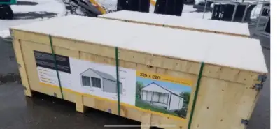 Garage en acier neuf encore dans sa boîte 23 ft*22ft, View more