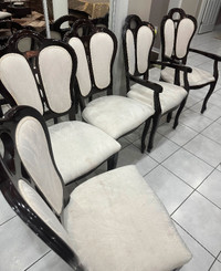 6 dining table chairs-$150 for all 6