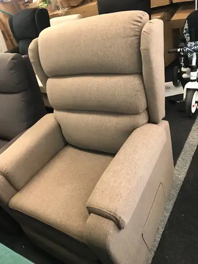 Brand new large wide fabric power lifting chair recliner , View more