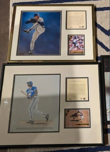 1993 Joe Carter and Jack Morris Lithographs in Arts & Collectibles in Trenton - Image 3