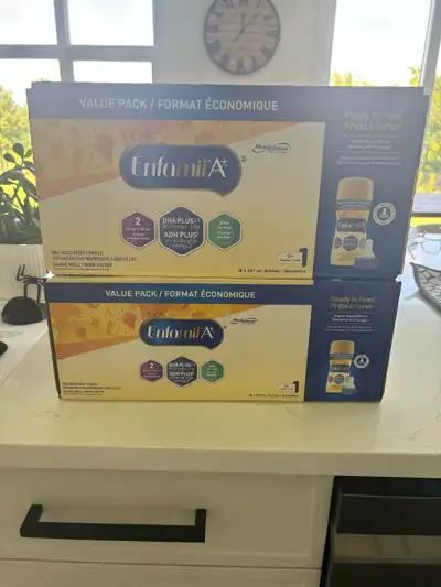 2 cases of Enfamil A+ baby formula ready to feed bottles, View more