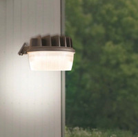 Halo 30W Bronze Outdoor Integrated LED Dusk to Dawn Security