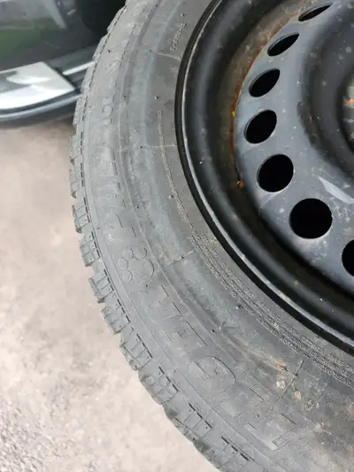 Winter tires on rims, good condition. First decent offer takes it, I want them gone ASAP.