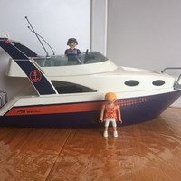 Playmobil 5205 Très gros Yacht de luxe Waterworld + 2 figurines