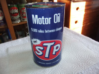 oil can imperial quart STP motor oil can