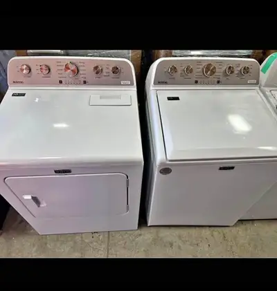 Maytag Laundry Set 5.2 Cu. Ft. High Efficiency Top Load, View more