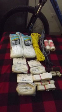 15 NEW ROPE ITEMS BUNDLE/100 Ft.LONG HI QUALITY ROPES,BUNGEES,ET