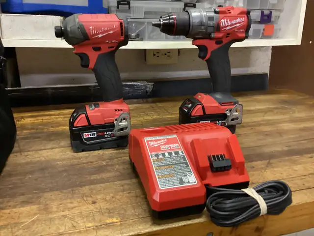 MILWAUKEE M18 FUEL SURGE IMPACT DRIVER and 1/2” HAMMER DRILL KIT in Power Tools in Barrie - Image 2