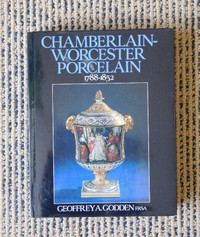 CHAMBERLAIN WORCESTER PORCELAIN 1788-1852 Hardcover Book 1992