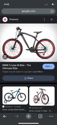 BMW cruise bicycle 