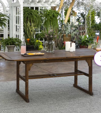 Outdoor Wooden Dining Table