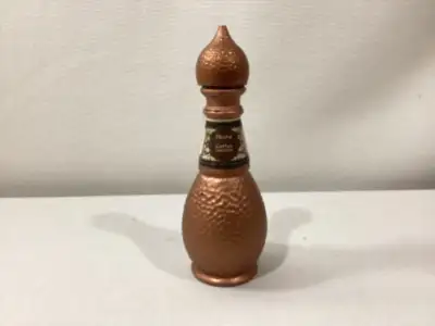This Turkish liqueur coffee bottle is in excellent condition with no chips. Has original partial USA...