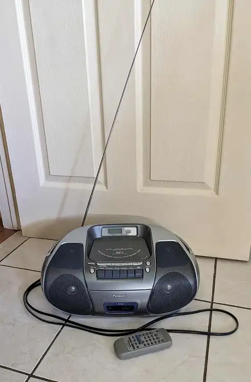PANASONIC RX-D29 Boombox Portable Radio CD Tape MP3 Player