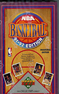 1991-92 UPPER DECK .... BASKETBALL .... LOW # BOX .... 36 packs