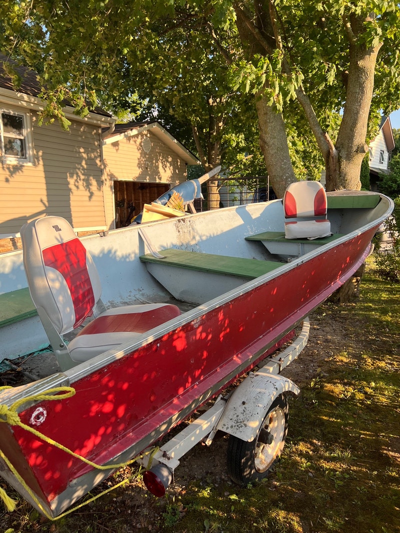 Mercury motor and aluminum boat with trailer Other Peterborough