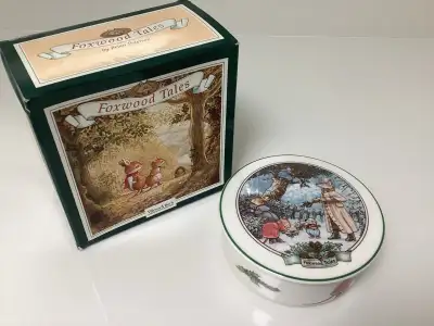 Villeroy & Boch winter themed mugs, plates, trinket/candy boxes, View more