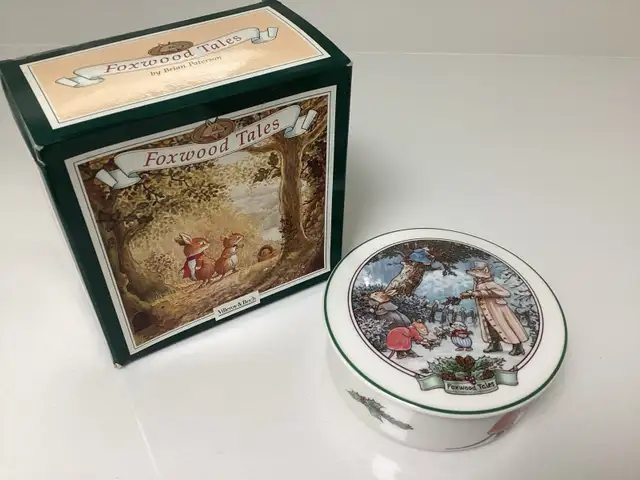 Villeroy & Boch winter themed mugs, plates, trinket/candy boxes in Kitchen & Dining Wares in Mississauga / Peel Region - Image 2